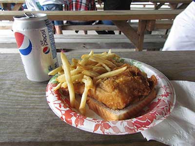 Chicken at the Bergton Fair