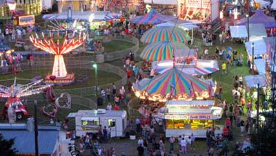 Night Scene at the Bergton Fair