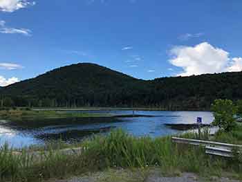 Kimsey Run Lake Fishing Guide Map by WV Division of Natural Resources