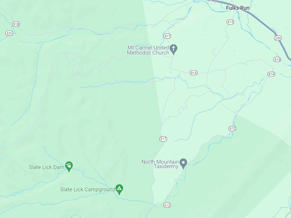 Slate Lick Campground Map