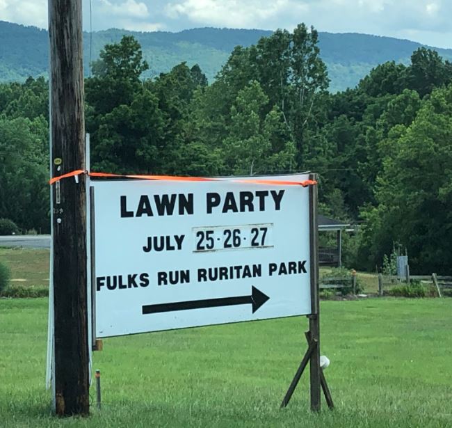 Fulks Run Lawn Party